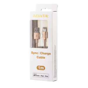 کابل تبدیل USB به لایتنینگ ADATA مدل Braided Sync And Charge طول 1 متر